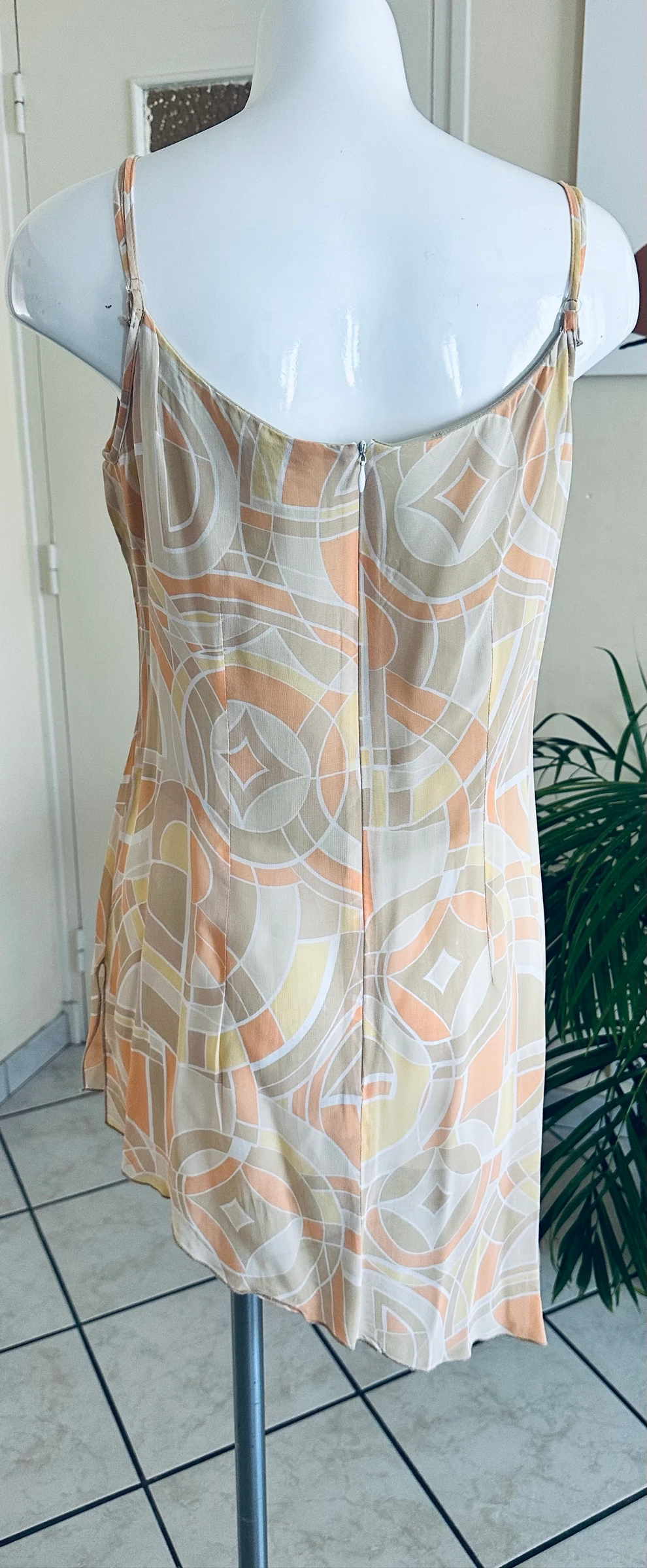 Blusa Assimétrica Estampada Maison 1.2.3 T42 – Perfeito Estado – Forrada – photo 7